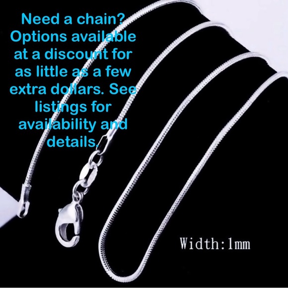 *SOLD Blue Topaz & Sodalite Designer Pendant Vintage New Sterling Silver 925 - Picture 8 of 8